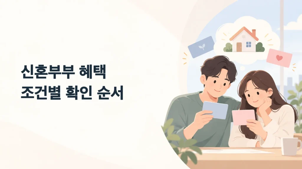 신혼부부 주거 혜택 제목 이미지